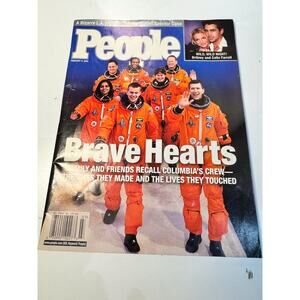 Vintage February 2003 People Magazine -Brave Hearts-Columbia's Crew